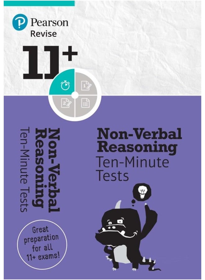 Pearson REVISE 11+ Non-Verbal Reasoning Ten-Minute Tests for the 2023 and 2024 exams  - Image 1