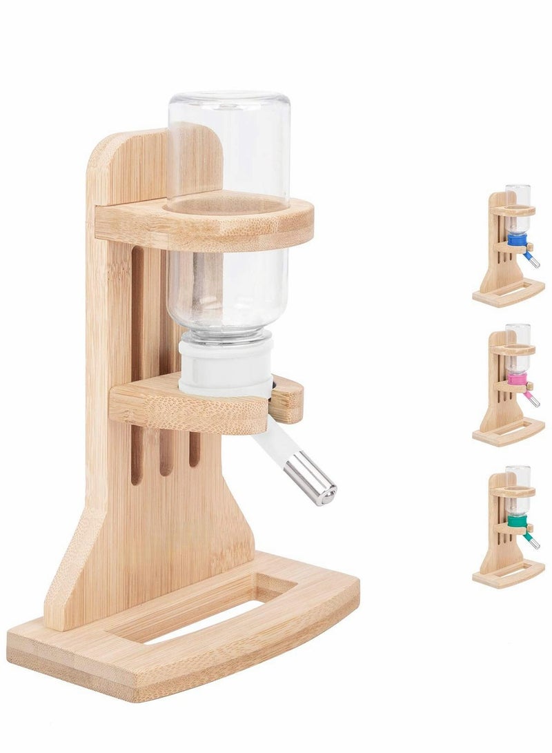 شو وو Water Bottle with Stand forDwarf Hamsters Gerbils Mice Rats Degus Small pet Rodents(White) - Image 1