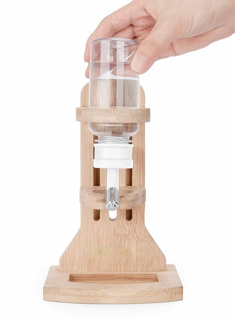 شو وو Water Bottle with Stand forDwarf Hamsters Gerbils Mice Rats Degus Small pet Rodents(White) - Image 3