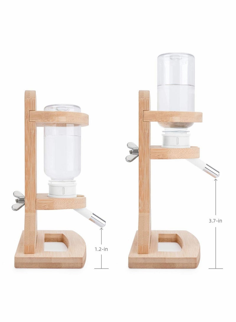 شو وو Water Bottle with Stand forDwarf Hamsters Gerbils Mice Rats Degus Small pet Rodents(White) - Image 2