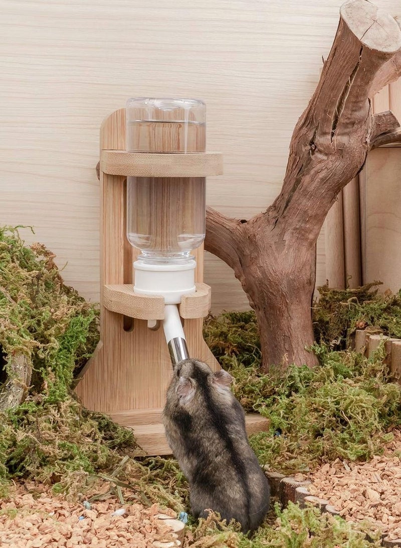 شو وو Water Bottle with Stand forDwarf Hamsters Gerbils Mice Rats Degus Small pet Rodents(White) - Image 4