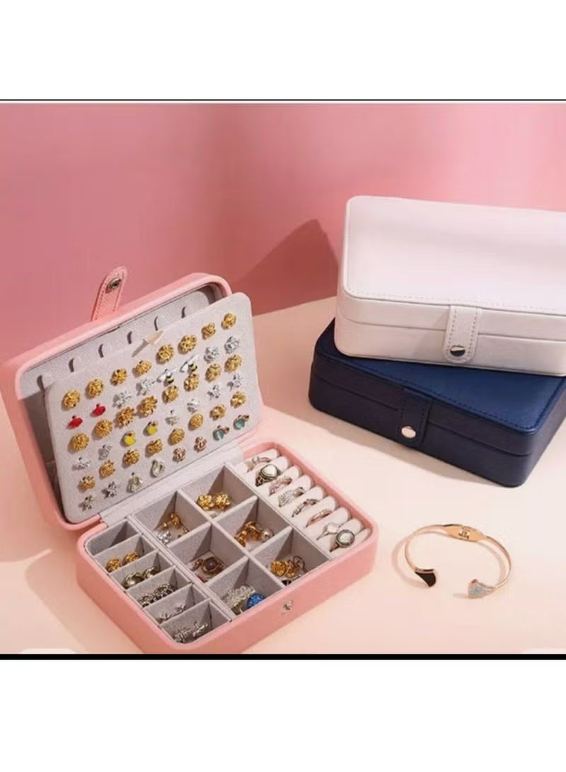 منظم اكسسوارات لتنظيم الخواتم و الحلقان و السلاسل لون عشوائي حجم صغير - Image 1