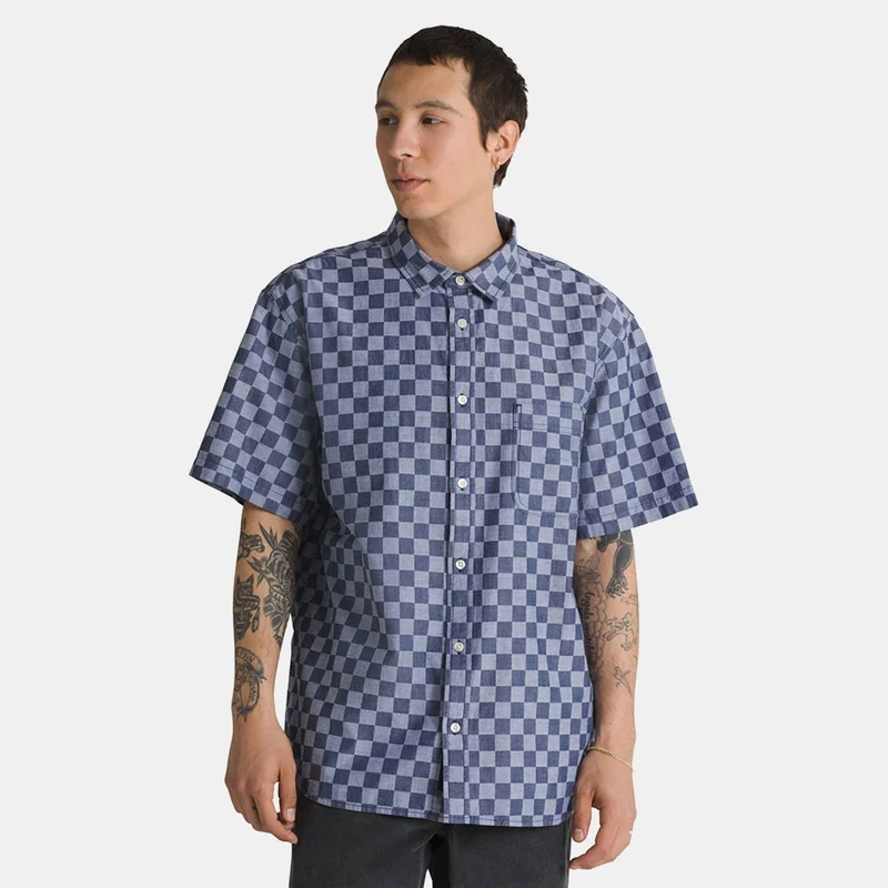 VANS Men's Wade Checkerboard Woven Shirt