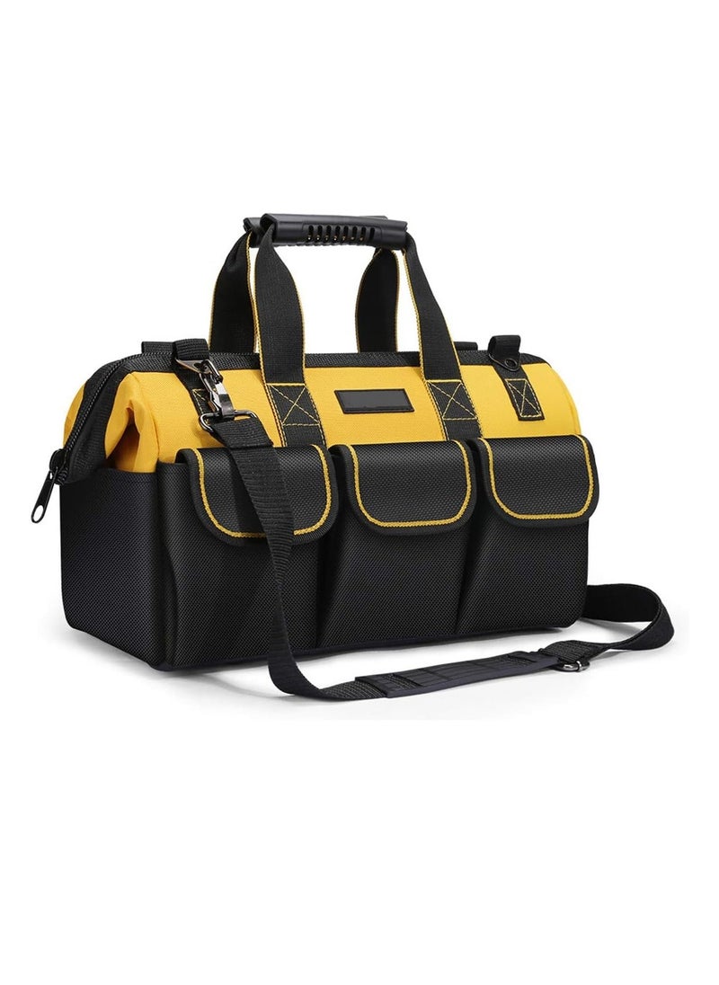 Tools Storage Bag, Heavy Duty Tool Bag, Large Tools Storage Bag, Organiser for Hand/Power Tools with Shoulder Strap, Large capacity, waterproof, Wear-resistant for Eletricians, DIY, Tool Storage Etc.  - Image 1