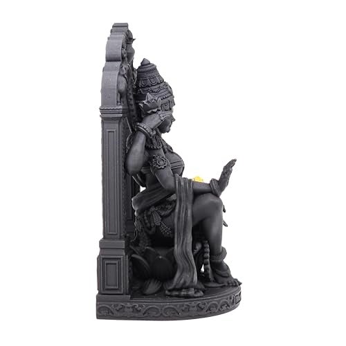 MurtiHome Lakshmi Devi Murti, 10.32 cm Height, Black, 3D Printed, UV Resin, Hindu Religious Idol of The Goddess of Fortune Mahalaxmi - Image 3