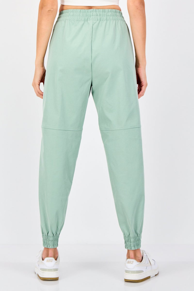 Nike Women Standard Fit Solid Outdoor Sweatpants, Sage Green - Image 4