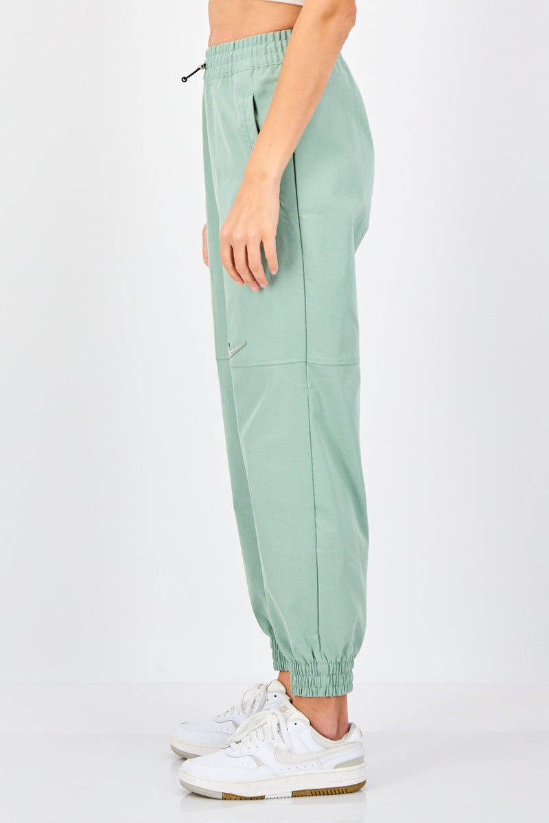 Nike Women Standard Fit Solid Outdoor Sweatpants, Sage Green - Image 3