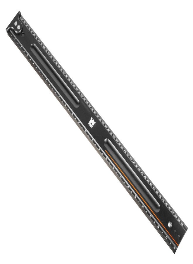 WEN 24-Inch Measuring Ruler With Hook Stop (ME824R) - Image 2