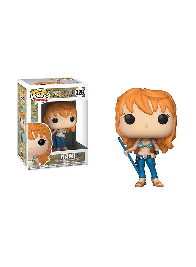 NIBEMINENT PoP! One Piece Series 2 Nami Bobblehead 328 6.35 x 9.53cm - Image 1