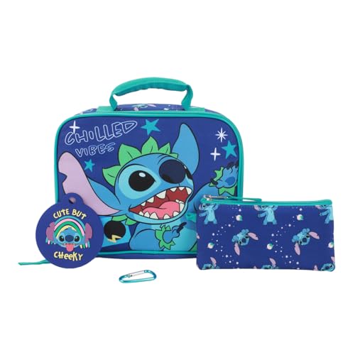 Bioworld Disney Stitch Chilled Vibes 3-PC Youth Lunch Kit - Image 1
