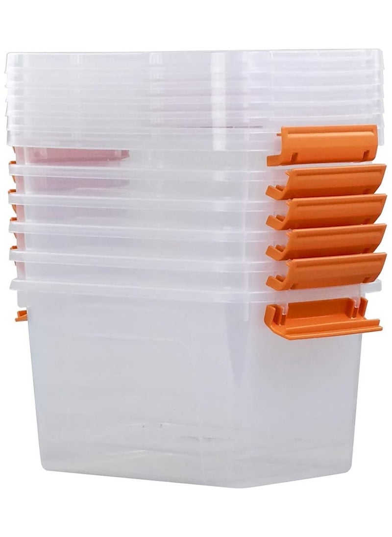 CityRiya-Long - Storage Bin Clear Storage Box with Lid Clothes Storage Container for Organizing Storage Bin Organizer, Durable Office Carrying Cases Small Toy Boxes Organizer for Clothes Storage (L 41*29*23cm) - Image 1