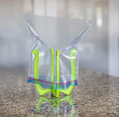 Bagwell Bag Well Ziplock Bag Food Prep Holder Stand for Food Storage Bags, Gallon Size - Image 5