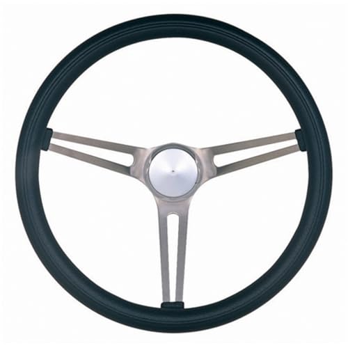 Grant 969-0 Classic Nostalgia Style Steering Wheel with Black Foam Grip and Brushed Stainless Spokes - Image 4