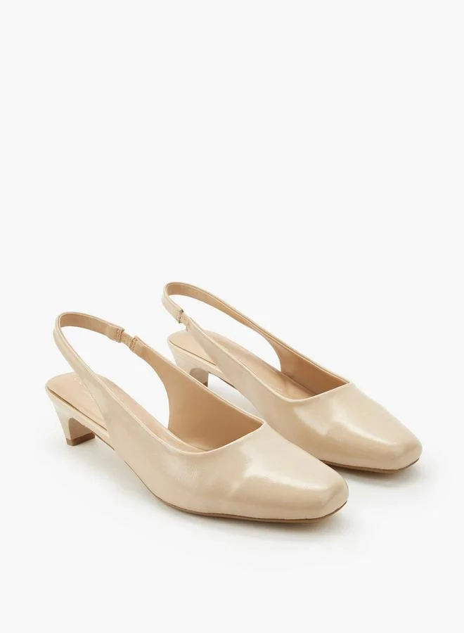 سيليست Women Kitten Heel Slingback Shoes