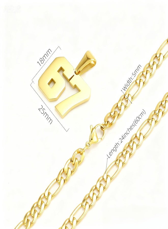LULUMONIA Men's Stainless Steel Basketball Soccer Baseball Team Number Pendant Chunky Chain Sport Necklace, normal, Stainless Steel, No Gemstone - Image 4