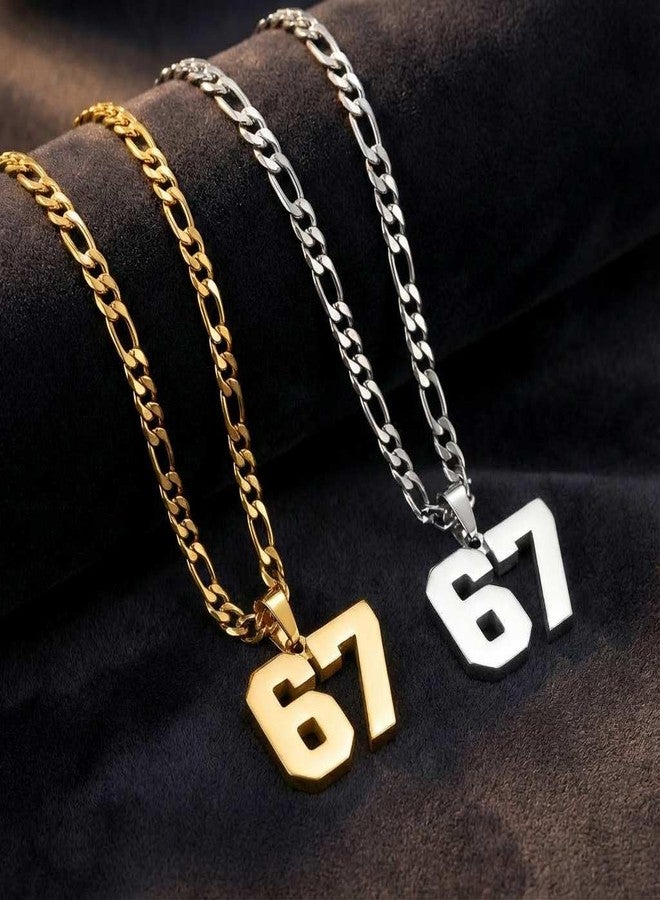 LULUMONIA Men's Stainless Steel Basketball Soccer Baseball Team Number Pendant Chunky Chain Sport Necklace, normal, Stainless Steel, No Gemstone - Image 5