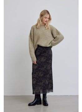 Manuka Patterned Tulle Skirt Lotus  - Image 1