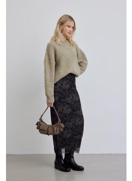Manuka Patterned Tulle Skirt Lotus  - Image 3