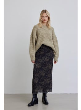 Manuka Patterned Tulle Skirt Lotus  - Image 2