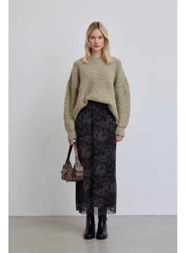 Manuka Patterned Tulle Skirt Lotus  - Image 4