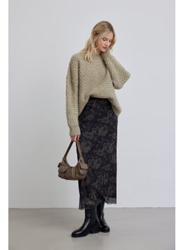 Manuka Patterned Tulle Skirt Lotus  - Image 5