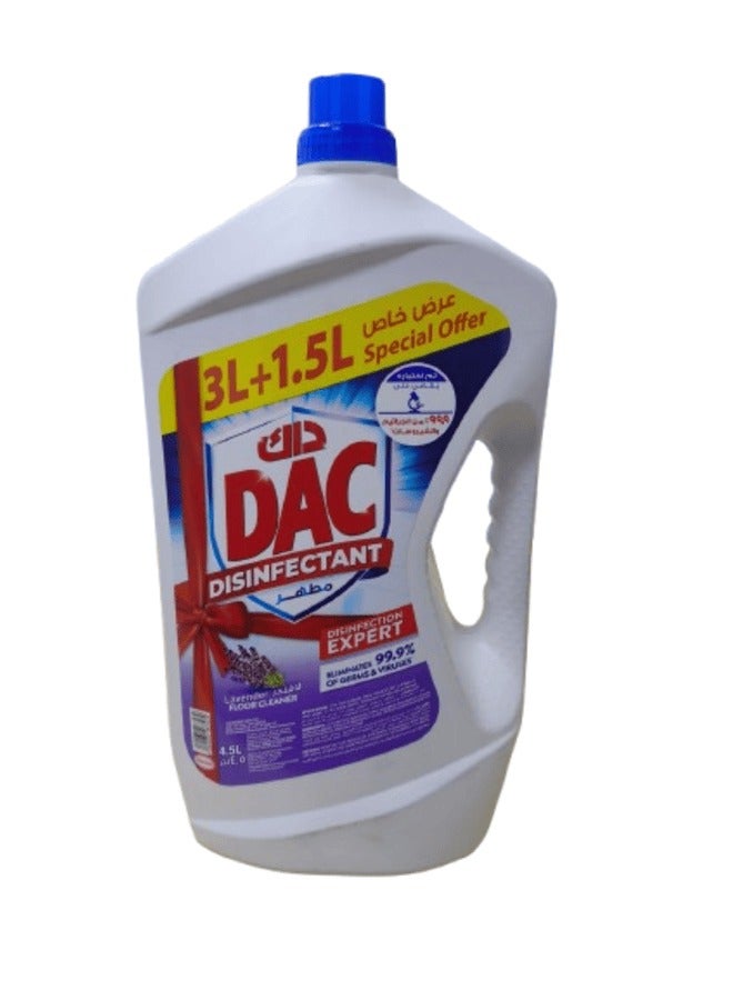 Dac Disinfectant lavendar, 3L+1.5L 1 PCS