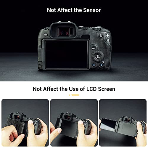 Kiorafoto EOS R8 RP Eyecup Eyepiece，Soft Silicon Extended Camera Eye Cup Viewfinder Special Designed for Canon EOS R8 RP Mirrorless Digital Camera - Image 5
