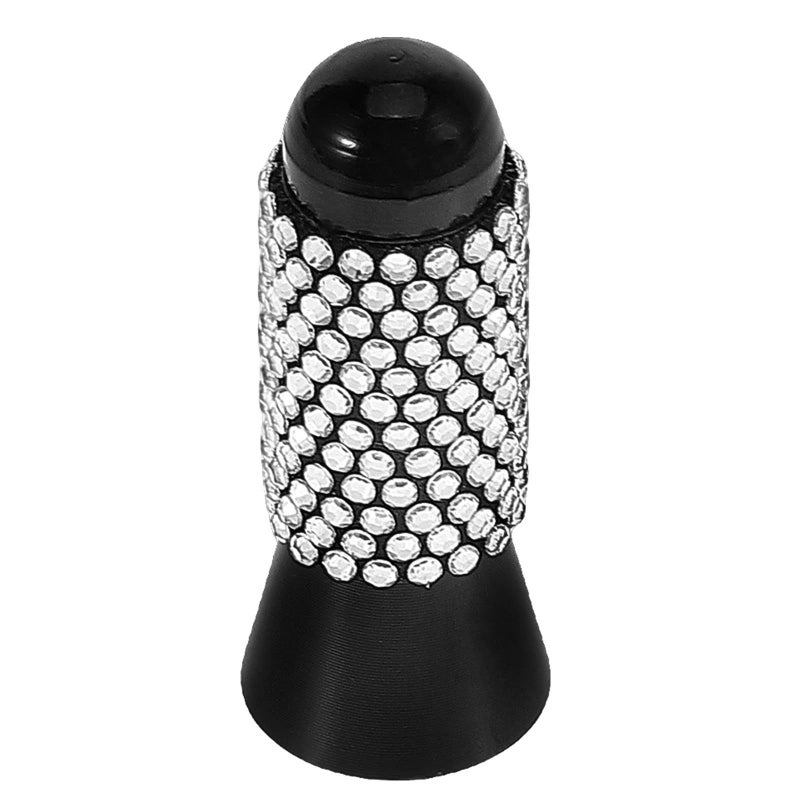 White Rhinestone 3 5cm Short Car Antenna Replacement for Truck Vehicle Music Entertainment - Image 1