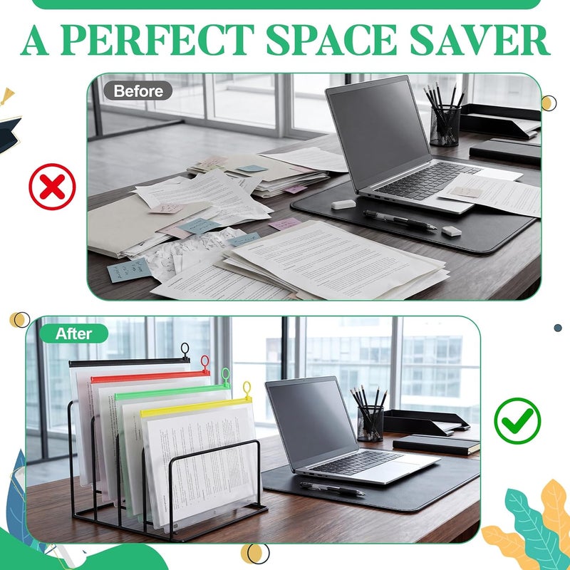 Gilprop 100 Pcs Clear Pencil Pouches for 3 Rings Binder Multi Color Pencil Case with Zipper Binder Pockets Folders Waterproof PVC Loose Leaf Bags Filling Bags for Pen Notebooks File Document - Image 4