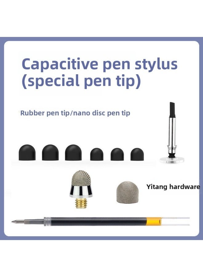 Yi Wu Shark Handwriting Touch Screen Pen Replacement Pen Head Disc Capacitive Touch Pen Head Ballpoint Pen Head Three-in-One Two-in-One-Color:Anti-accidental Touch Gloves 【1 Piece】-【note That Only T  - Image 2