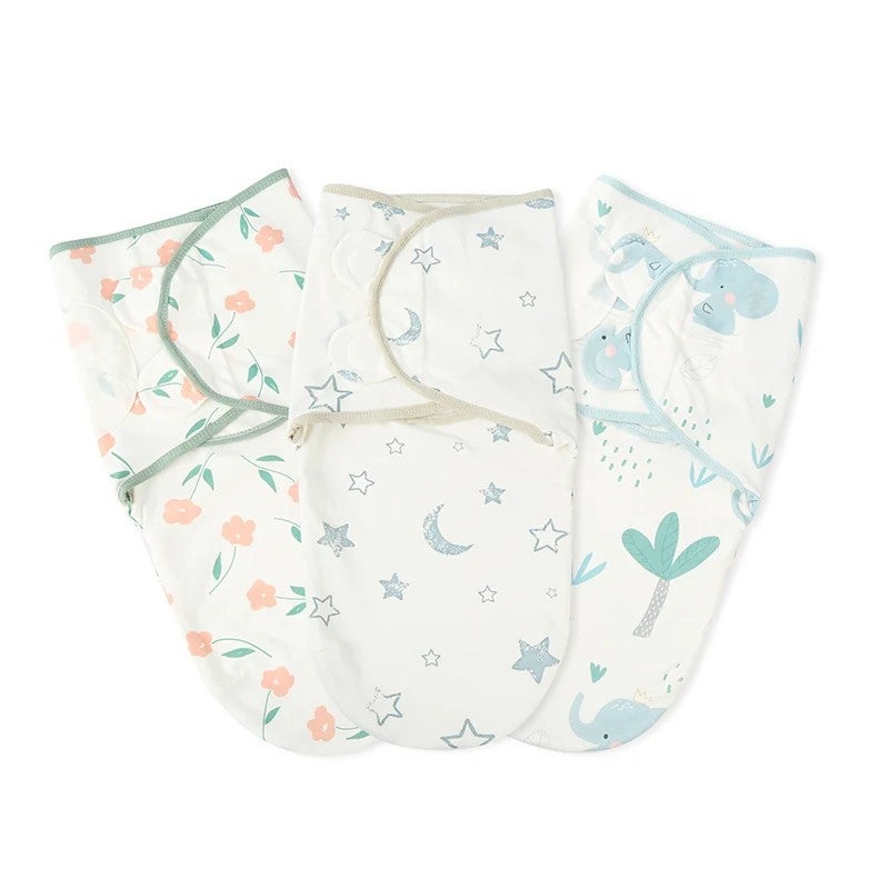 Bluejw Baby Swaddle Summer Pure Cotton Easy Wrap - Adjustable Newborn Sleeping Bag Swaddlers - Image 5