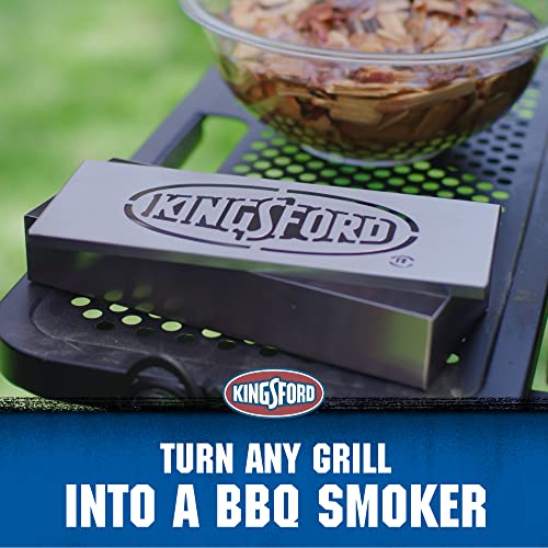Kingsford Stainless Steel Smoker Box for Grill | Smoking Box for All Grills | Heavy Duty BBQ Accessories | Easy Way to Turn Any Grill Into A BBQ Smoker - Image 2