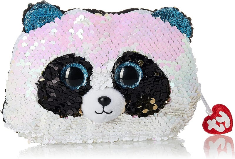 TY Fashion Sequin Panda Bamboo Accessory Bag - Image 1