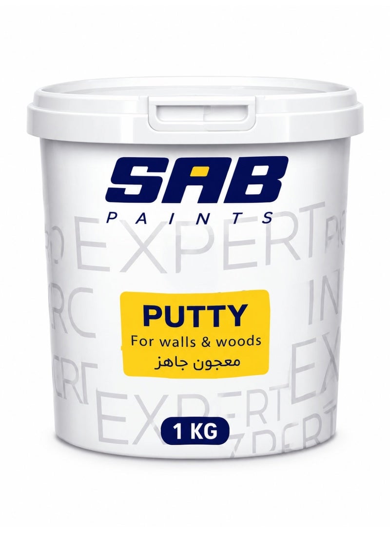 SAB Ready-Mixed Putty 1KG – Wall & Wood Crack and Hole Filler, Smooth Finish Repair Putty, Easy to Apply & Sand - Image 3