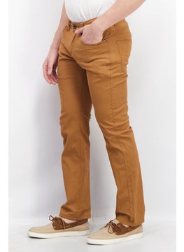 CATERPILLAR Men Regular Fit Solid Chino Pants, Brown  - Image 3