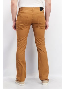 CATERPILLAR Men Regular Fit Solid Chino Pants, Brown  - Image 4