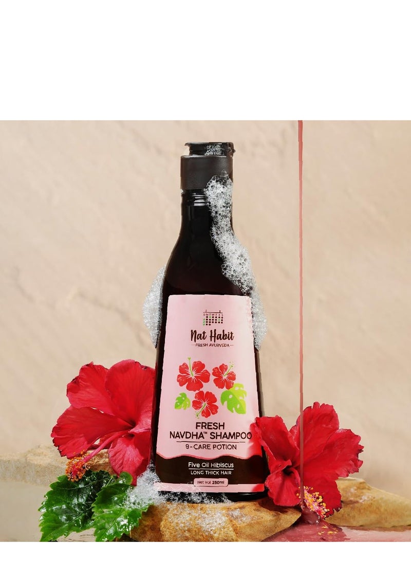 Nat Habit Hibiscus Shampoo  250ml