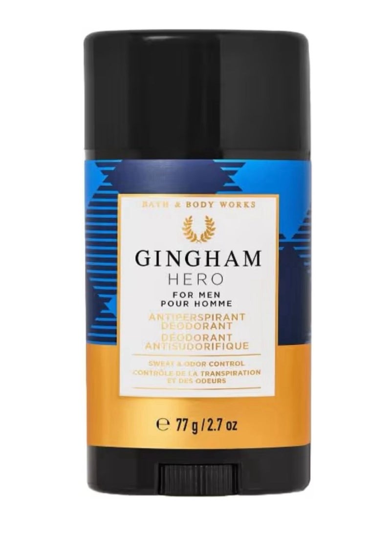 باث آند بودي وركس Gingham Hero Antiperspirant Deodorant For Men 77g