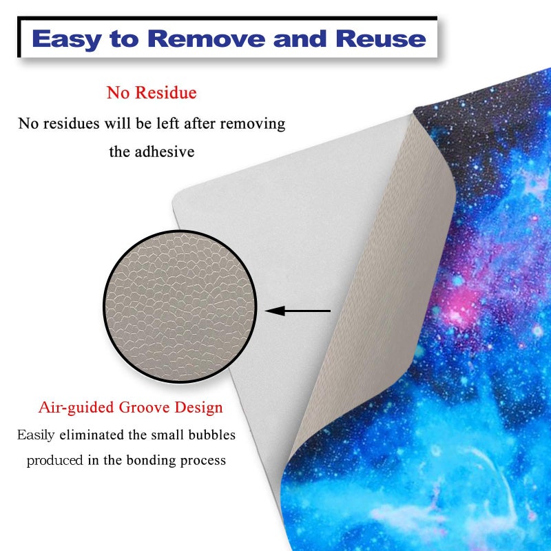 ArtSo Laptop Skin Sticker Decal,16.5â€ 17â€ 17.3 inch Laptop Universal Netbook PC Notebook Vinyl Reusable Skin Sticker Cover Art Case Protector Personalized, Free 2 Wrist Pad,Galaxy - Image 4