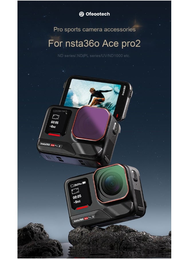 Generic - Insta360 Ace Pro 2 Filter Kit Compatible - Image 1
