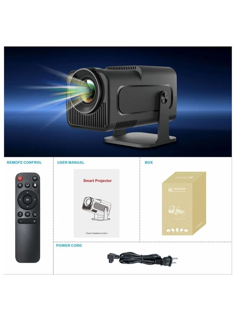 تك دوت - جهاز عرض كيستون صغير محمول تلقائي 4K جهاز عرض ذكي مع واي فاي وبلوتوث ودوران 180 درجة مدمج بنظام أندرويد 11.0 - Image 1