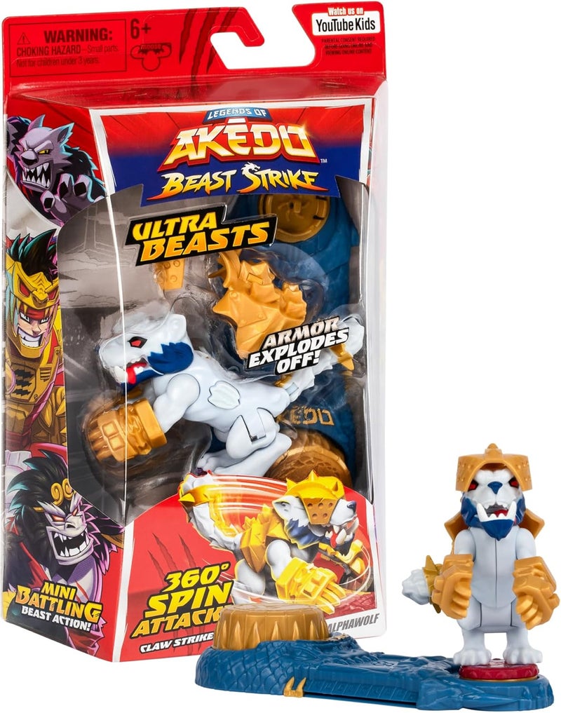 Akedo S6 Ultra Beast Single Pack Ripclaw Alphawolf Action Figure - Image 1
