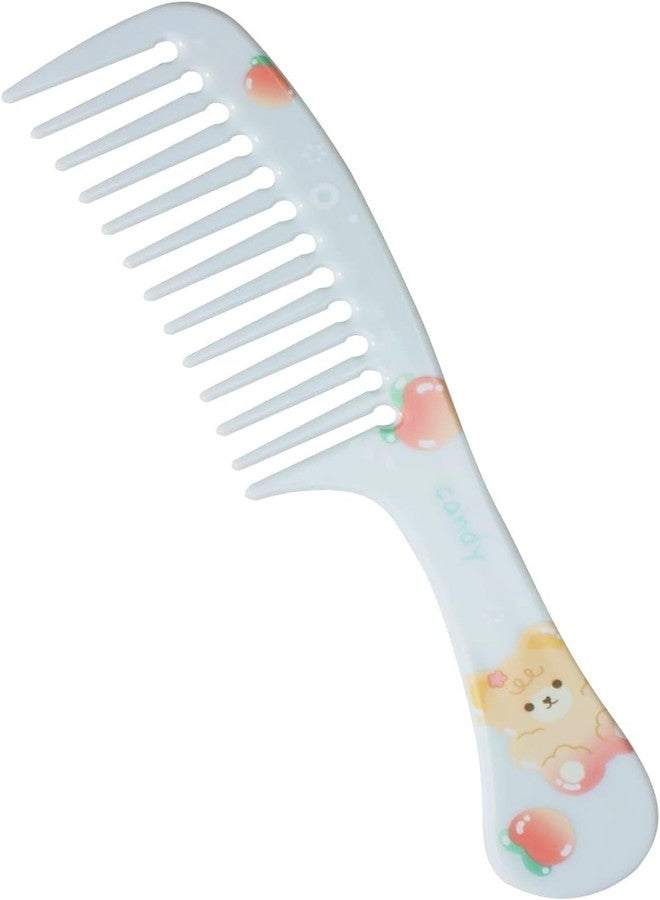 KLIVE Wet Dry Detangling Comb Wide Tooth Shampoo Hair Comb For Curly Wavy Hair, Scalp Gentle Hair Brush, Anti‑Static Hair Care Tool - Image 1