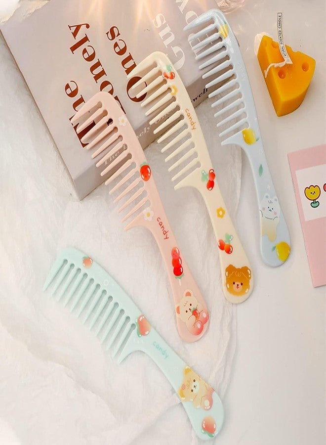 KLIVE Wet Dry Detangling Comb Wide Tooth Shampoo Hair Comb For Curly Wavy Hair, Scalp Gentle Hair Brush, Anti‑Static Hair Care Tool - Image 2