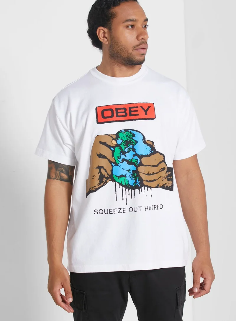 OBEY Squeeze Out Hatred T-Shirt