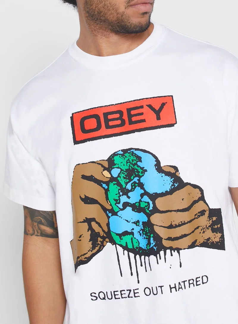 OBEY Squeeze Out Hatred T-Shirt