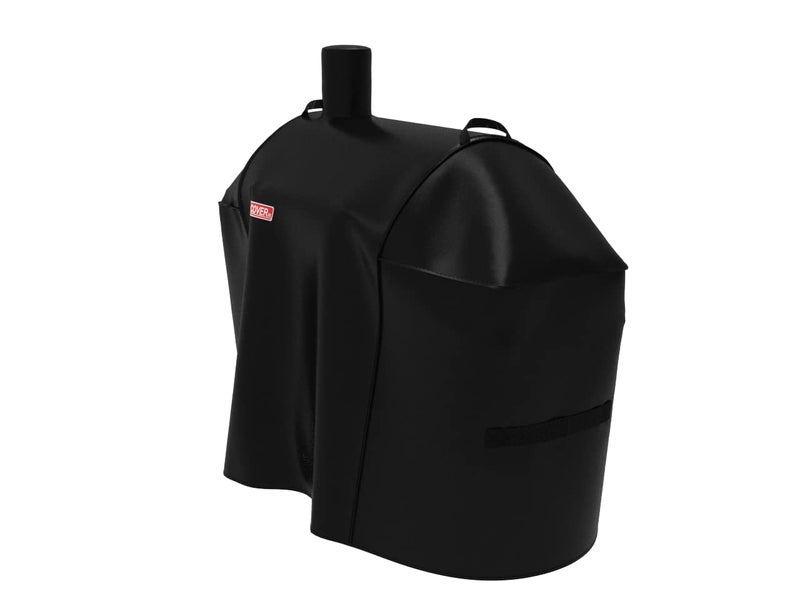 acoveritt Expert Grill Offset Smoker Cover, Waterproof Grill Cover, 56.5 inch Black - Image 3