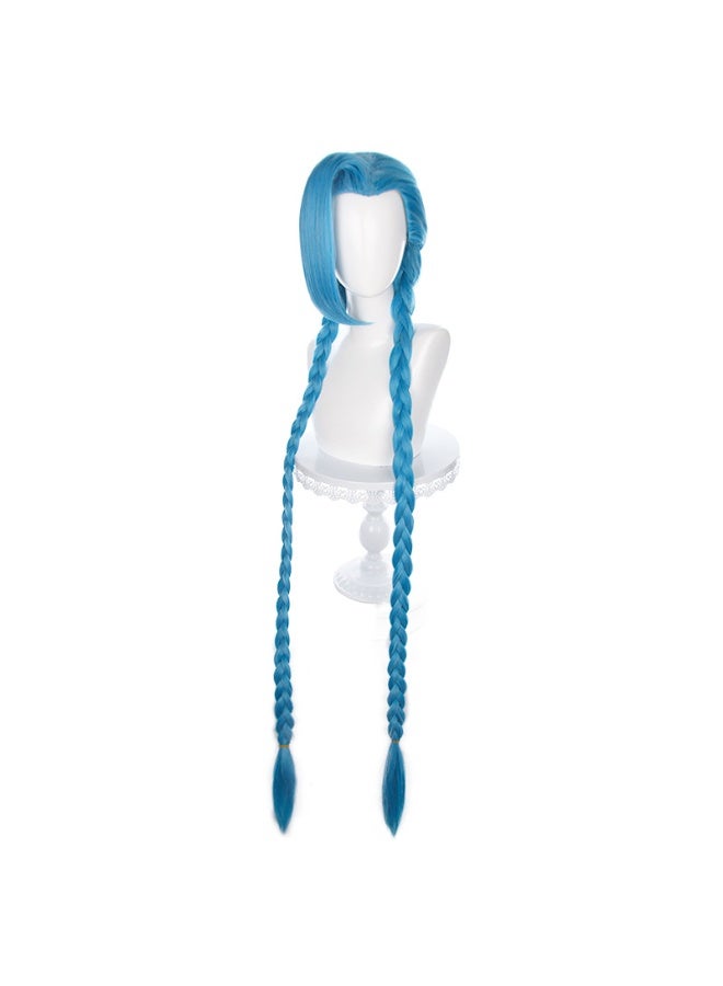 general Arcane Powder cosplay Wig lol League of Legends Super Long Twist braided Gift for Family and Friends - Image 1