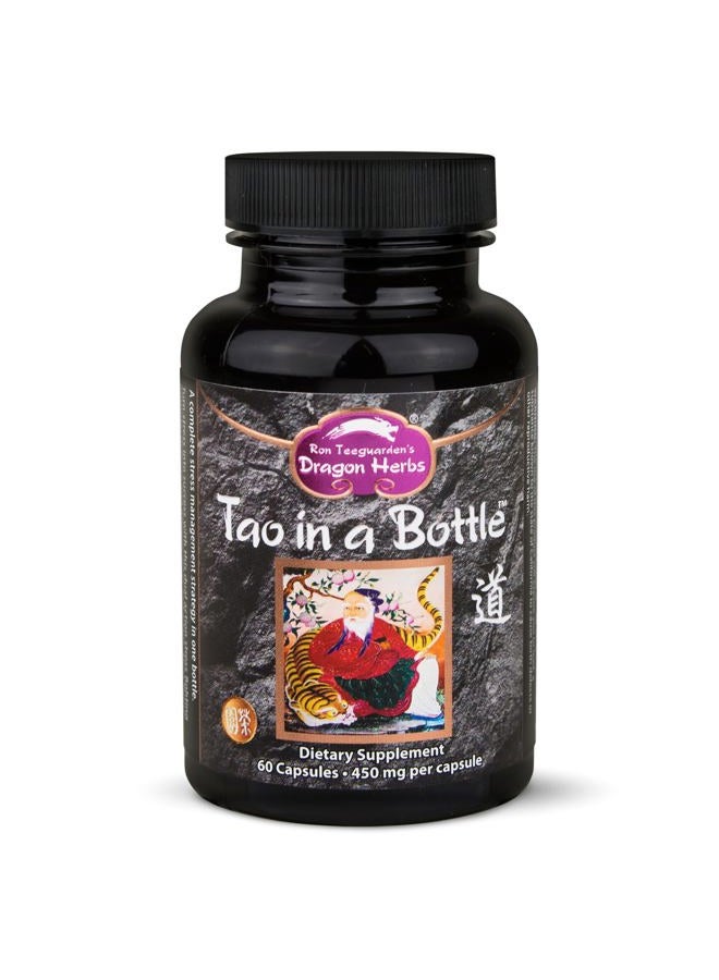 Dragon Herbs Tao in a Bottle Capsules | Herbal Formula Supplement to Support Stress, Mood, Focus, Adaptability, (60 Capsules, 450 mg Each) - Image 1