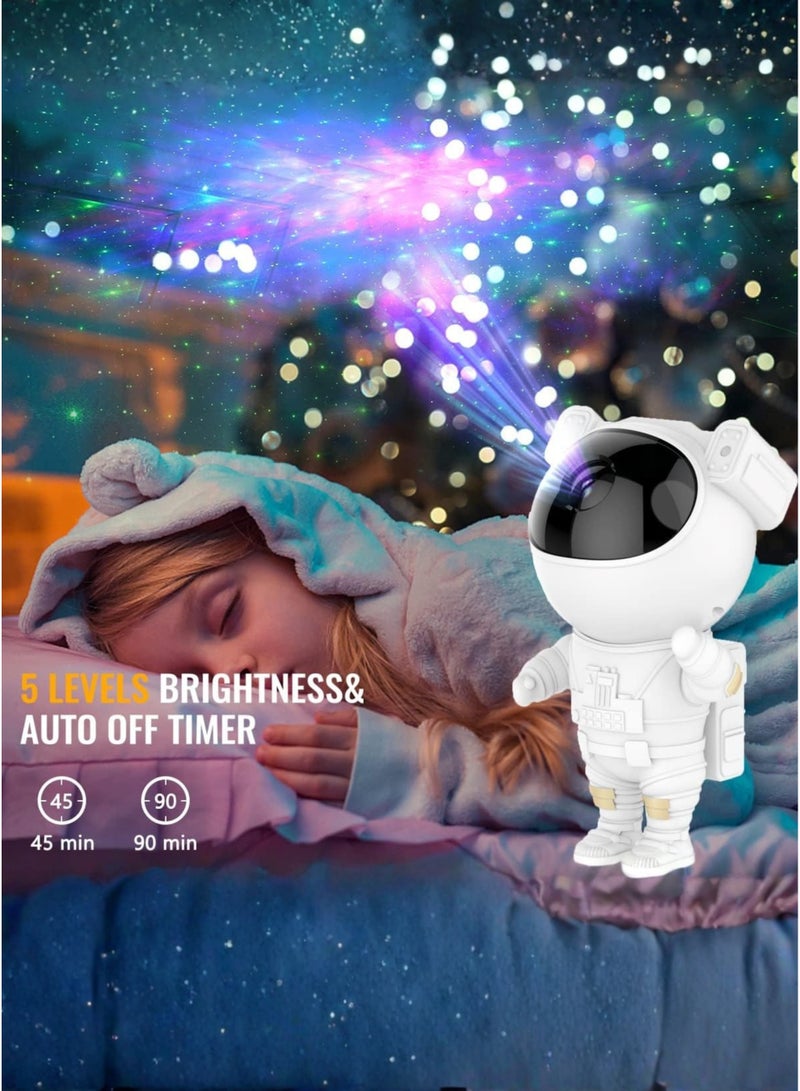 Sunshine Trade World Astronaut Helmet Projector for Kids Room – LED Star & Moon Projector Night Light with 360° Rotating Nebula & Galaxy Effects – Space-Themed Bedroom Decor for Children - Image 2